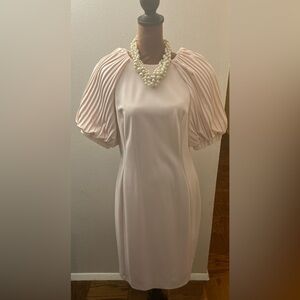 Calvin Klein sheath puff sleeve dress! NWOT